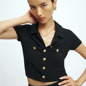 Aminara knit top reformation sold out